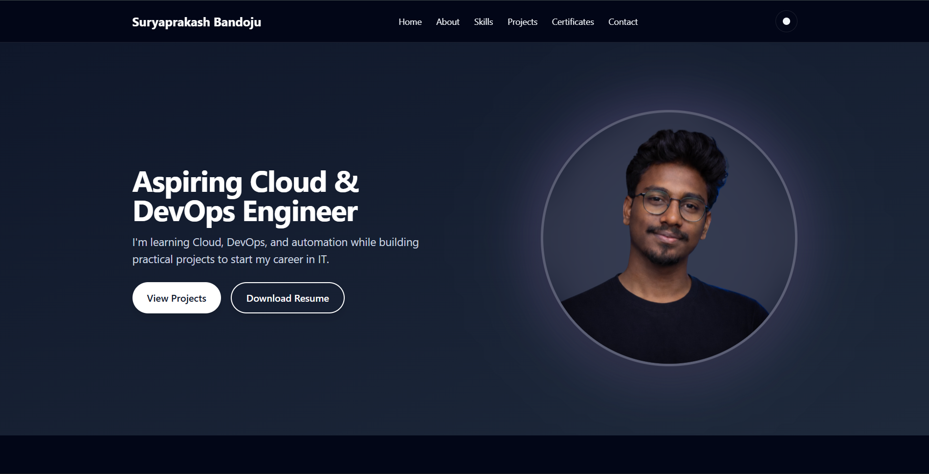 Personal Portfolio Website